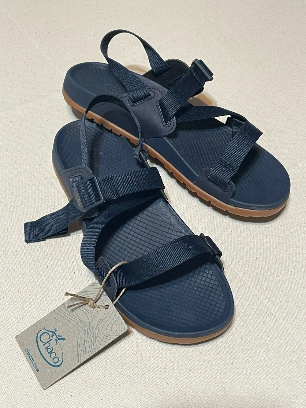 Chaco Women's Lowdown Sandals Navy Size 8 Blue Sport Strap Comfort Shoe